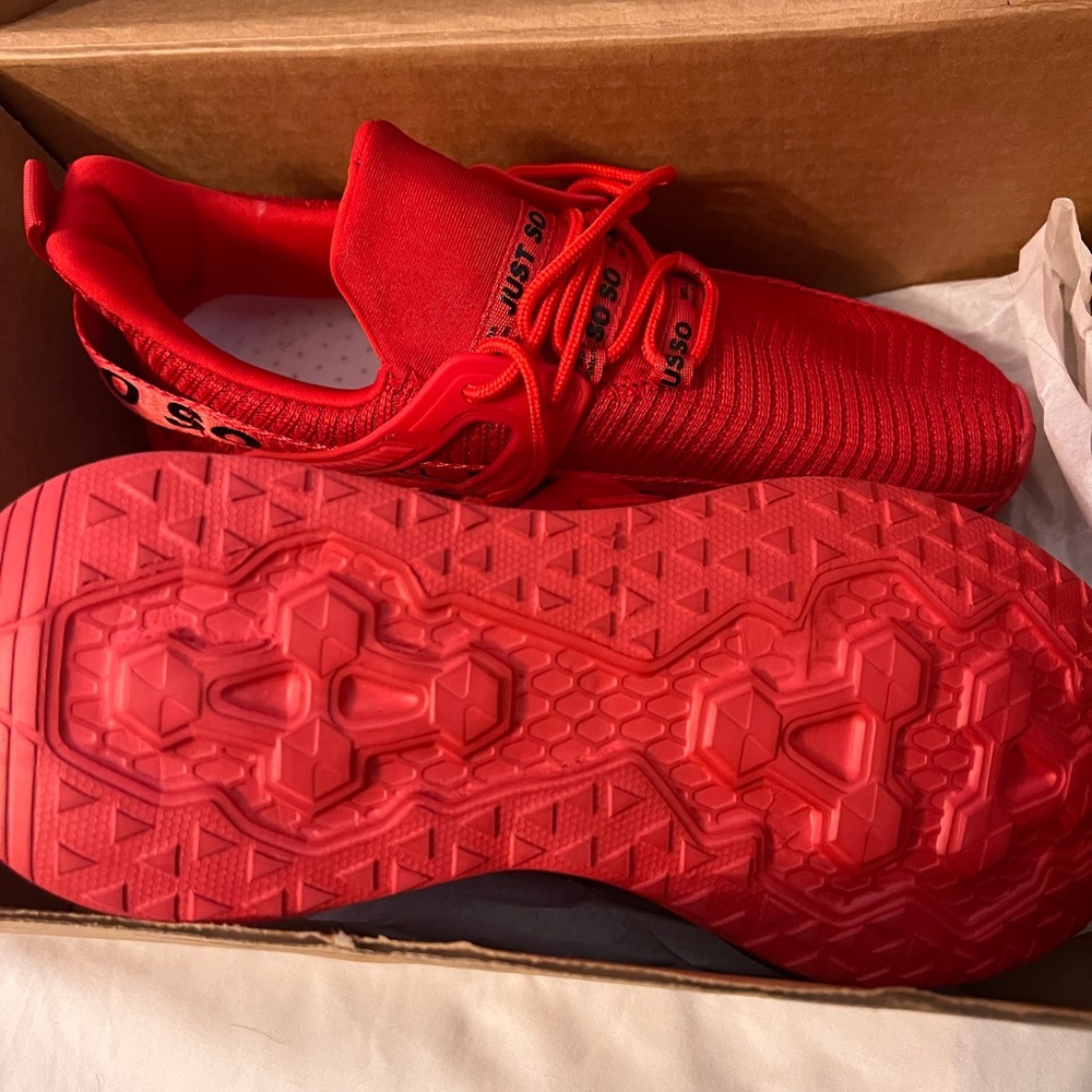 Never worn JUST SOSO Red Athletic Shoes w/o Tags